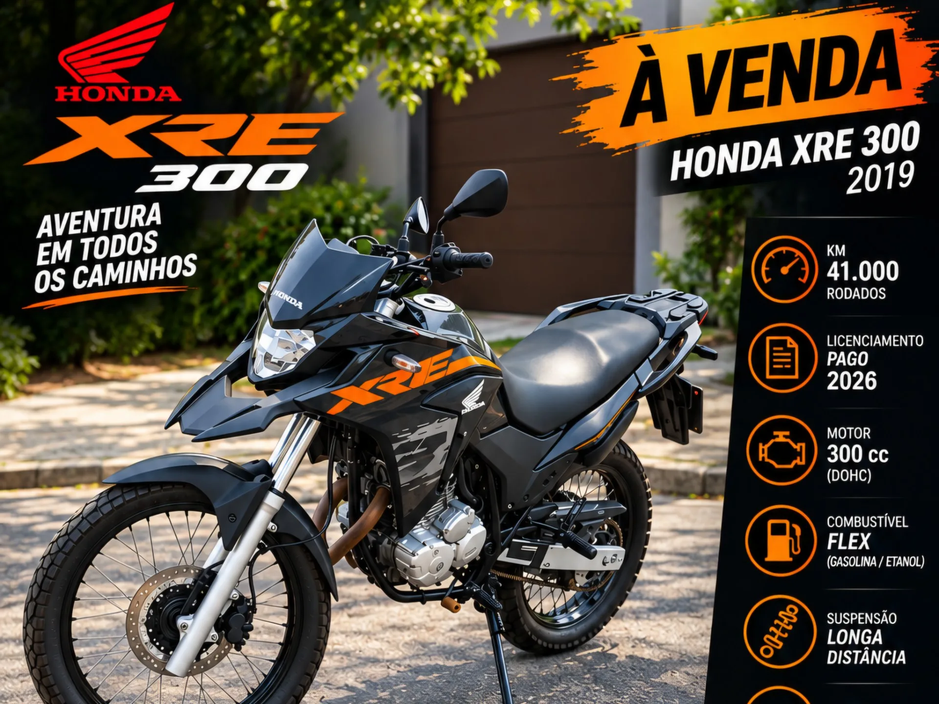 Honda xre 300 foto 6